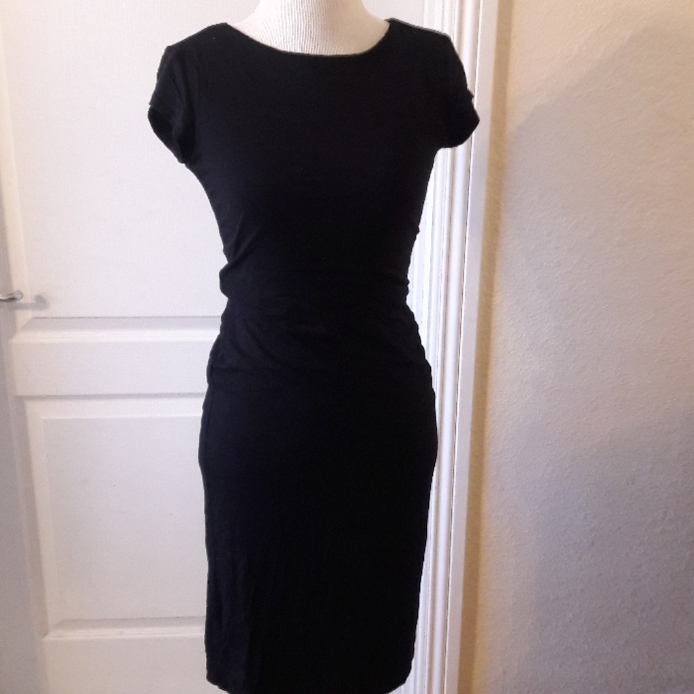 Stretch cotton tshirt dress